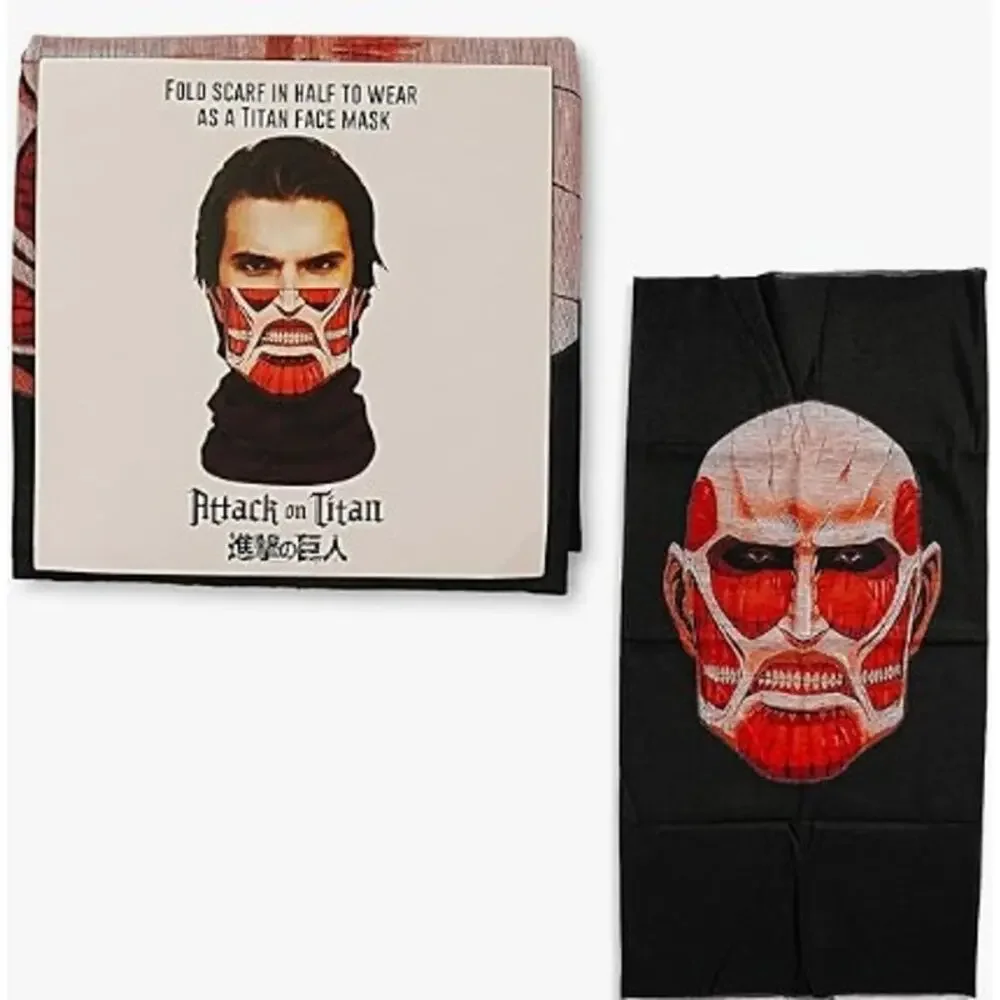 Attack On Titan Scarf / Face Mask - NEW / SEALED